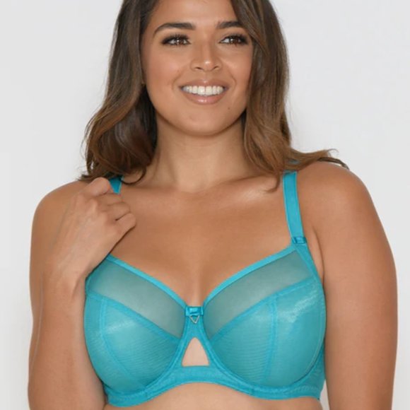 NWT Curvy Kate Victory Balcony Bra Turquoise 32G - NWT - Picture 3 of 13